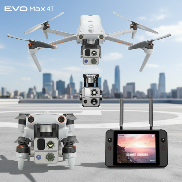 Professional Brushless Drone with HD Camera Remote Control GPS IP43 Thermal FPV Camera Kit