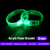 Bracelet lumineux LED, bracelet lumineux pour concerts, fêtes, festivals de musique, cadeaux