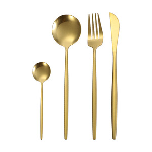 High Quality Polished Cutlery Set 24 Pieces Stainless Steel Fork Spoon Knife Western Style Dishwasher Safe Business <b>Gift</b> - Product Image 5
