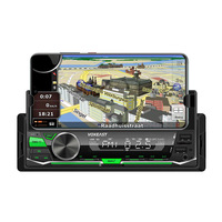 1Din autoradio MP3 stéréo BT lecteur avec télécommande AUX-IN lecteur Audio USB SD Port voiture électronique Autoradio