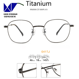 Monture complète classique bleue en titane, taille 46-18-145 pour verres progressifs |   Compatible <span class=keywords><strong>avec</strong></span> les verres multifocaux |   Lunettes <span class=keywords><strong>de</strong></span> vue unisexes pour adultes - Product Image 2