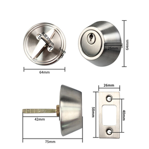 Serrure de porte invisible en gros pour intérieur, en acier inoxydable 304, pour passage auxiliaire - Product Image 2
