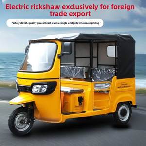 Dudu Electric Tricycle 3 Wheel Electric Tuk Tuk Open Body High-Payload Customizable 4-17 Seats 90km Range <strong>for</strong> Passenger - Product Image 1