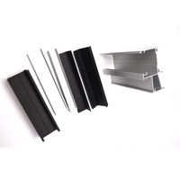 Cadre de porte pivotante en aluminium au design moderne/profil de fenêtre en aluminium