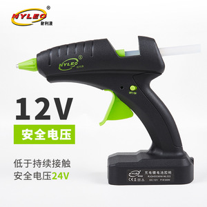 Pistola de Pegamento Caliente Inalámbrica Recargable NyLeo de 60W con Batería de Litio para Uso Industrial y Doméstico - Product Image 5