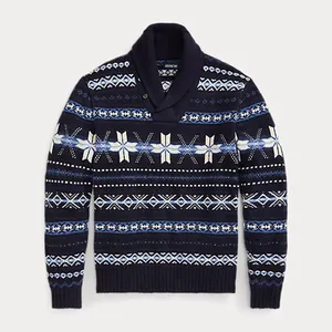 DiZNEW-suéter de moda para hombre, jersey de lana estilo hiphop Overlock, máquina de coser, colorido, de punto