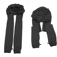 Bonnet de nuit haut de gamme le plus vendu, en satin et tissu soie glacée, haute élasticité, pour tresses longues/dreadlocks, ajustable, à enfiler