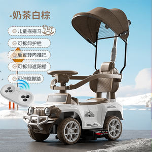 2～4歳向け 音楽とライト付き 乗用玩具車 男女兼用 ドライブ可能なベビーウォーカー - Product Image 6