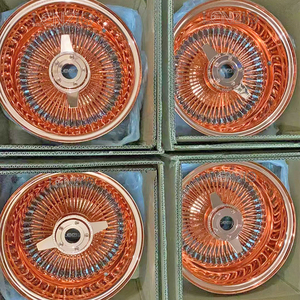 Roue à rayons entièrement en acier, procédé d'électrodéposition, 13"/14"*6" déport -70mm, moyeu central 78.1mm - Product Image 4