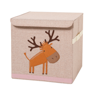 Boîte de rangement pour <span class=keywords><strong>vêtements</strong></span> en tissu de lin pliable multifonction de grande taille pour enfants, prix intéressant - Product Image 1