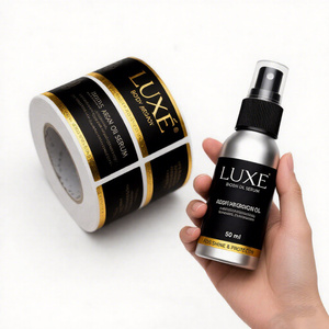 Etiqueta Adhesiva Personalizada al por Mayor para Botellas de Aceite Esencial de Vinilo de 1oz, 2oz y 4oz, Resistente al Agua, para Productos de Belleza - Product Image 2