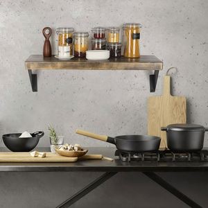 ชุด4er ฉากยึดมุมเยอรมนี15ซม. regalhalterung Schwarz regaltrager stutzen Eisen regalwinkel ขนเฟอร์ - Product Image 5