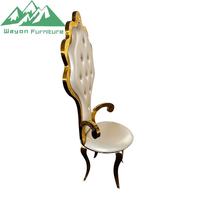 Silla de Sofá Barroca con Respaldo Festoneado para Alquiler Comercial al por Mayor, Ideal para Salones de Banquetes