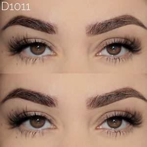Demi-cils en Faux vison de 12mm, vente en gros, cils en soie 3d, vendeur, étiquette privée, bande complète, faux cils végétaliens - Product Image 1