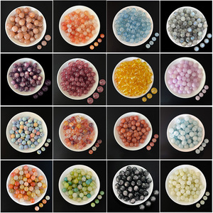 Perle Sfuse di Alta Qualità in Cristallo Naturale <span class=keywords><strong>e</strong></span> Agata Lucidata da 6mm 8mm 10mm 12mm per Braccialetti Fai-da-Te <span class=keywords><strong>e</strong></span> Guarigione Spirituale - Product Image 5