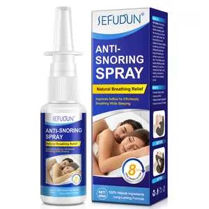 SEFUDUN Elevates Sleep Quality Natural Breathing Relief Custom Chinese Herbs Medical Anti Snore Nasal Spray 30ml Spray Nasal