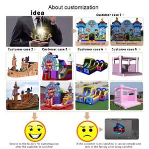 पार्टी बाउंसर Jumpers वयस्क आउटडोर फुलाया Inflatable धुनों उछाल घर का नेतृत्व किया - Product Image 6