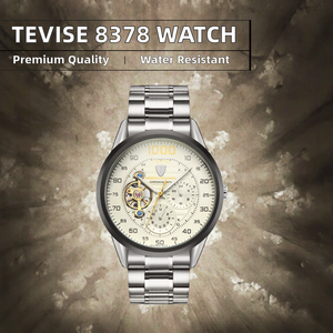 Reloj de Lujo para Hombre, Modelo 8378-002, con Calendario, Acero Inoxidable, Mecánico Automático, Luminoso, Resistente al Agua, OEM - Product Image 2