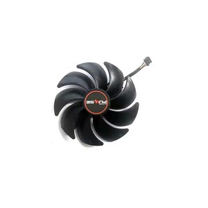 พัดลม4PIN กราฟิกการ์ด95มม. CF1015H12D/FD10015M12D สำหรับไพลิน RX <span class=keywords><strong>5600</strong></span> <span class=keywords><strong>XT</strong></span> 6G D6รุ่นแพลทินัม OC GPU อะไหล่ - Product Image 6