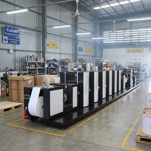Machine d'impression offset pour étiquettes en papier, films, autocollants, plastique et carton WJPS-350 - Product Image 1