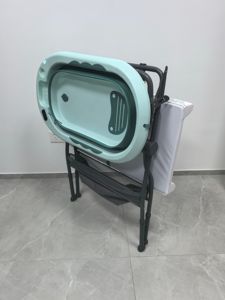 <span class=keywords><strong>Baignoire</strong></span> <span class=keywords><strong>et</strong></span> <span class=keywords><strong>table</strong></span> à <span class=keywords><strong>langer</strong></span> pliables modernes pour nouveau-nés, adaptées aux bébés de 0 à 3 ans - Product Image 4