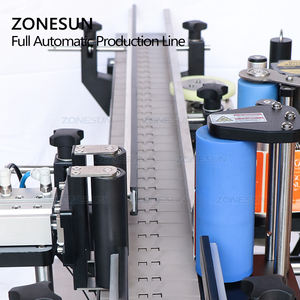 ZONESUN ZS-FAL180X3 מלא אוטומטי לסובב את כובע עגול בקבוק זכוכית צנצנת מילוי מכסת וסימון מכונת - Product Image 4