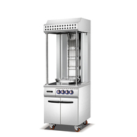 Machine à griller le poulet électrique/gaz, machine à shawarma, machine à kebab, vente chaude