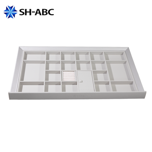 Bandeja <span class=keywords><strong>de</strong></span> exhibición <span class=keywords><strong>de</strong></span> joyería, accesorios <span class=keywords><strong>de</strong></span> armario, gris claro, elegante, cesta <span class=keywords><strong>de</strong></span> cuero, accesorios, accesorios, estante <span class=keywords><strong>de</strong></span> exhibición <span class=keywords><strong>de</strong></span> joyería - Product Image 2