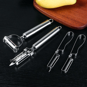 Stainless Steel 3 In 1 Fruit Peeler Multi Function Potato Apple Peeler Kitchen <b>Tool</b> <b>Set</b> - Product Image 1