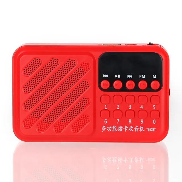 Modul penerima Radio Fm Bluetooth USB TFcard, antena portabel Radio Fm Mini