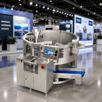 Machine d'emballage de sachets de thé GDS210B-10 avec poinçonnage automatique, ensacheuse en forme de M, peseuse multi-têtes solide, largeur de film maximale 210 mm