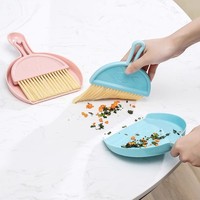 Mini Balai et Pelle à Poussière de Bureau pour Clavier d'Ordinateur, Ensemble de Nettoyage de Débris de Cuisine