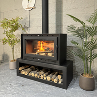 Poêle à bois en fonte au design moderne, durable, très vendu, pour chauffage domestique, fabriqué en Chine