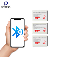Bohang, tienda minorista, Estación Base de 2,9 pulgadas, etiquetas de precio digitales de tinta electrónica, pantalla de papel, etiqueta de estante electrónico NFC ESL