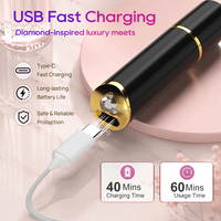 Saugvibrator mit 10 Vibrationsmodi, Tragbar und Wasserdicht, Klitoris-Massagegerät, Großhandel Lippenstift-Vibratoren für Frauen