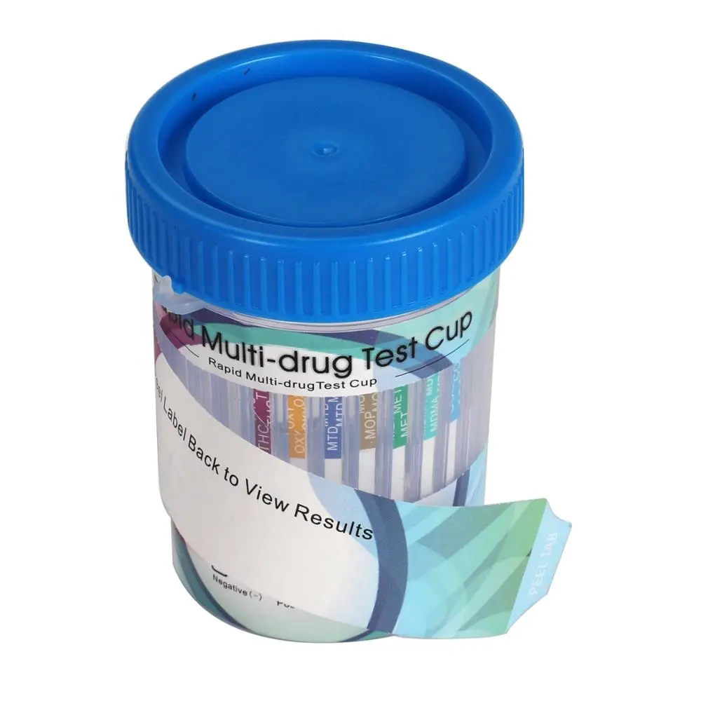 Colloidal זהב מבחן עיקרון שתן drugtest ערכת, סמרטוט thc opi coc amp bzo קט בדיקת סמים כוס