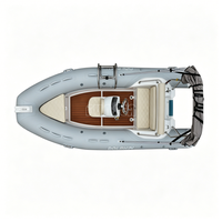 Bateau de sport gonflable stable en PVC Hypalon de 1,2 mm avec console RIB430C, homologué CE