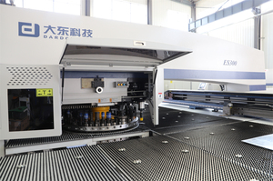 Đấm nhanh <span class=keywords><strong>CNC</strong></span> tháp pháo đấm Máy ES300 cho hiệu quả cao tấm kim loại chế tạo yêu cầu - Product Image 5