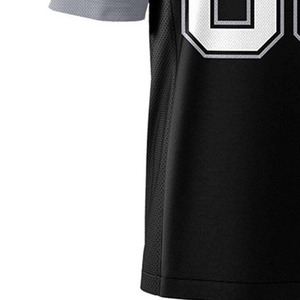 Maillot de football d'été à manches courtes de qualité supérieure, respirant, imprimé, logo personnalisé, 100 % polyester, style moderne pour équipes - Product Image 3
