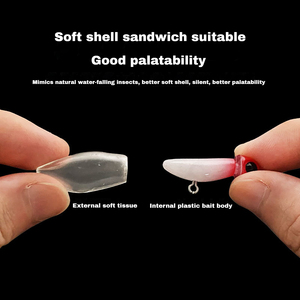 <span class=keywords><strong>Esca</strong></span> Artificiale Galleggiante Topwater a Forma di Matita, Minnow Silenzioso a Insetto <span class=keywords><strong>per</strong></span> Trota, Bocca di Cavallo, Rigata Argentata, Rotonda - Product Image 4