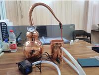 Équipement de distillerie Distillateur en cuivre Distillateur d'alcool domestique pour huile essentielle Hydrolat
