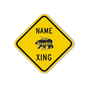 حجم مخصص الألومنيوم ماكينات طرق قبل علامة تحذير المرور - Product Image 4