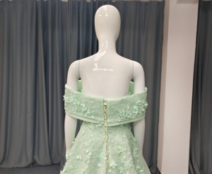 Lsany210 Luxury Sage Green Quinceanera Dresses 3D Beading Floral Lace Plus Size <b>Maternity</b> <b>Ball</b> <b>Gown</b> for - Product Image 5