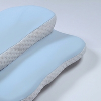 Oreiller papillon ergonomique moderne en mousse à mémoire de forme certifié OEKO-TEX, design contour cervical, hypoallergénique et rafraîchissant, vente en gros