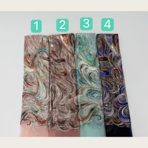 <span class=keywords><strong>Tela</strong></span> de Tul Transparente con Lentejuelas Multicapa y Apliques <span class=keywords><strong>3D</strong></span> de Arte Fluido Abstracto Vertical <span class=keywords><strong>para</strong></span> Vestidos de Lujo y Cheongsam Chino - Product Image 6