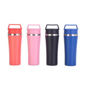 Mug isotherme en acier inoxydable 304, tasse à café portable anti-fuite pour voyage, utilisation extérieure, grande capacité, gobelet à main - Product Image 4