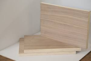Contreplaqué de haute qualité en érable poncé des deux côtés, recouvert de placage - Contreplaqué PS, mélange de bois de caoutchouc, bois blanc et acacia - Product Image 3