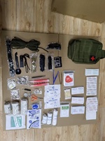 Professionnel en plein air 216 pièces Camping équipement tactique survie trousse de premiers soins Kit de survie d'urgence pour randonnée chasse escalade