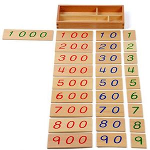 Giochi di manipolazione matematica della tavola verde Montessori personalizzati all'ingrosso diretti della fabbrica per i bambini - Product Image 1