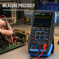 2C53T FNIRSI Osiloskop Genggam Digital Multimeter 3-in-1 2 Kanal 50MHz 250MS/s Layar HD 320x240 untuk Radio Drone
